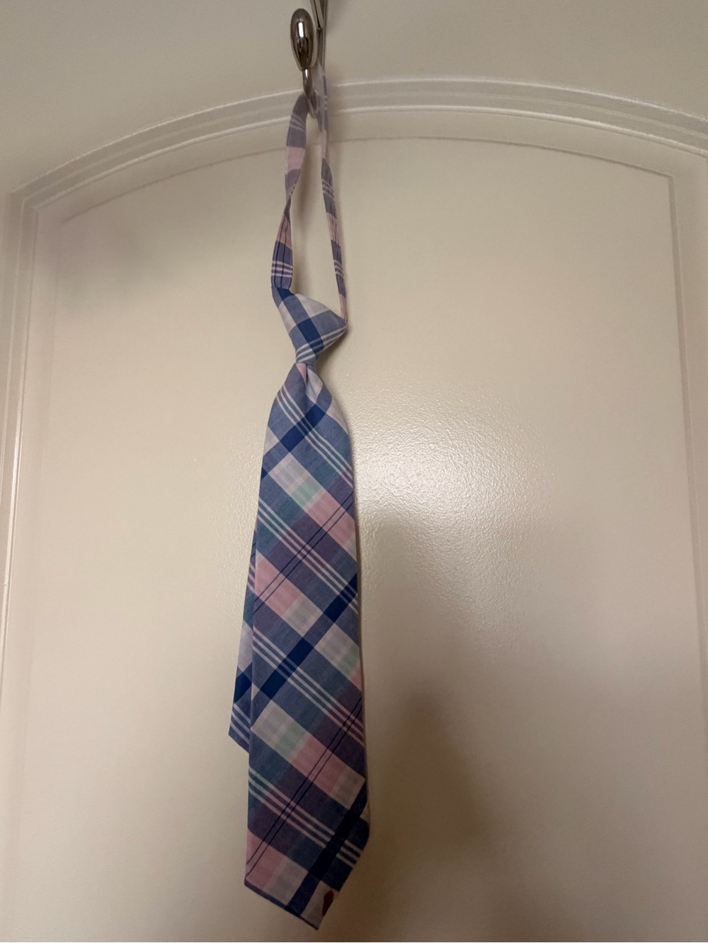 Janie and Jack Pastel Plaid Tie in Blue, Pink, Mint